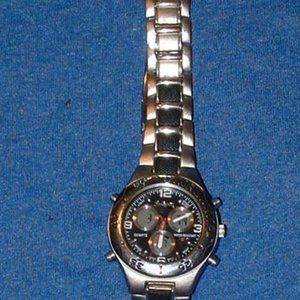 Bum Equipment men's tank style watch black bling 4